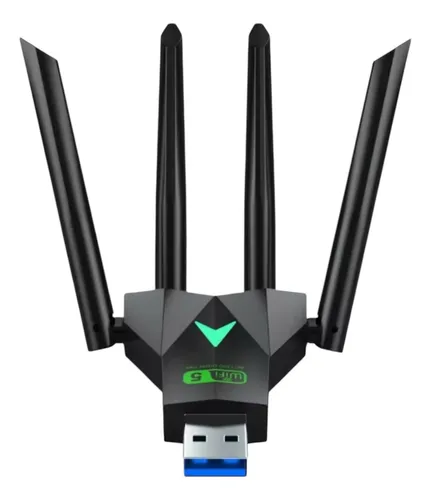 Adaptador Wifi Usb Dual Band Com 4 Antenas KP-AW163 - Knup