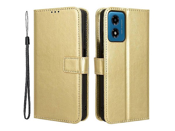 Capa Carteira Motorola G04 / G24  / G34 Branco CPC-MTGO4-BC