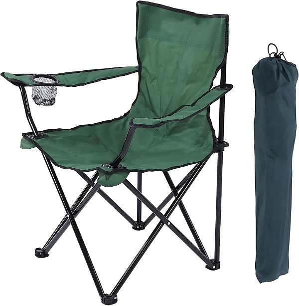 Cadeira Marè Dobrável C/ Armação De Metal 8106