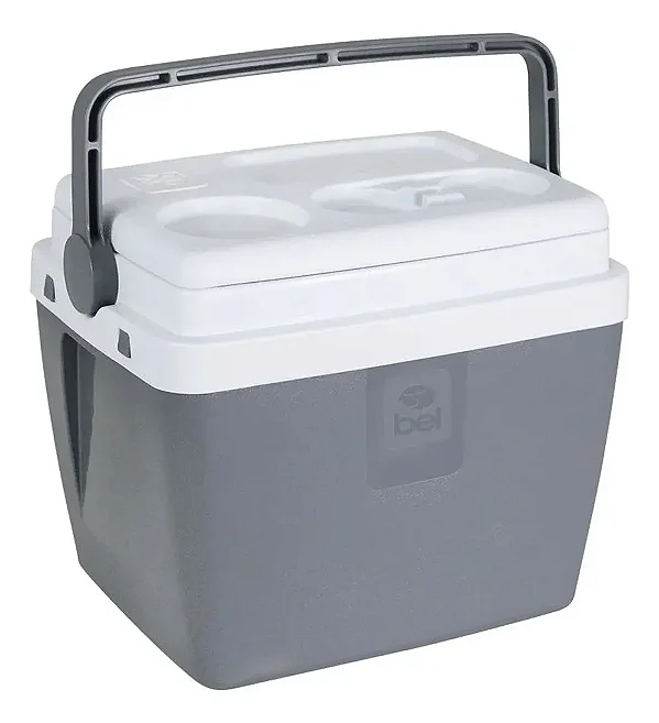 Caixa Térmica 12L Bel - Cinza 071308