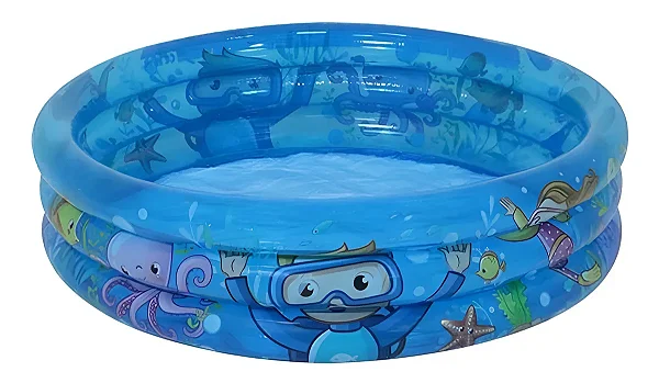 Piscina Inflável 3 Anéis Meu Oceano 88L Bel 109500