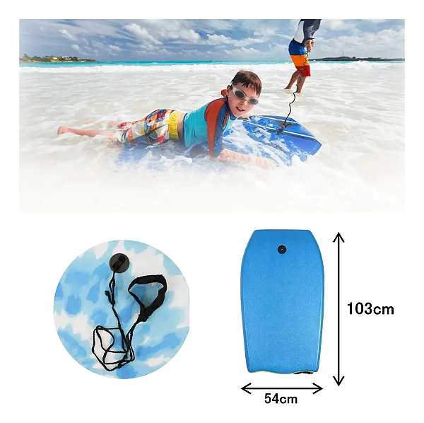 Prancha Bodyboard Semi-Pro Cores Sortidas (XGR) Bel 30400