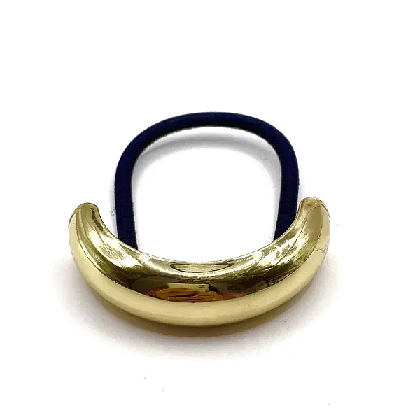 Rabicó Arco Curvado Liso Oval Pprateada  e  Dourado YZL001400-2
