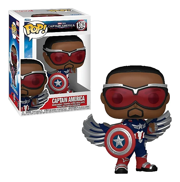 Boneco Funko Pop! Capitão América 4 - Capitão América BF-1364