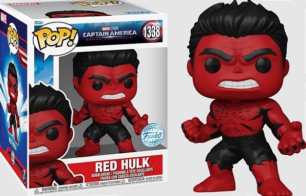 Funko Pop Red Hulk Edição Especial BF-1338