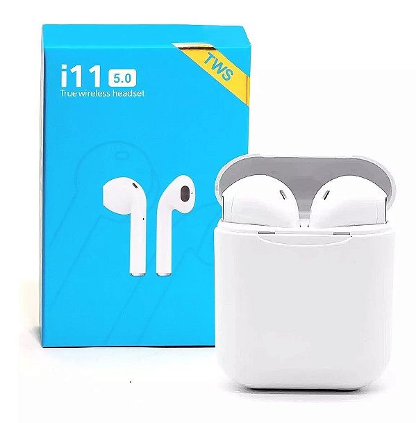 Fone Ouvido I11 Tws Bluetooth Sem Fio Android/iPhone Cor Branco