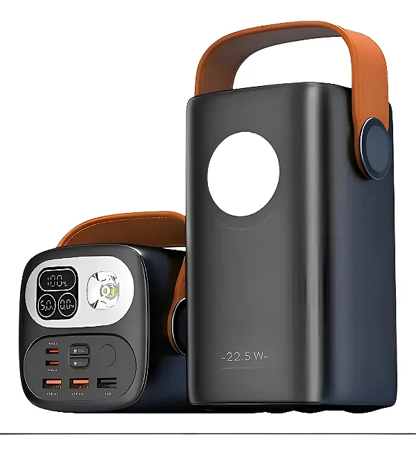 Power Bank Portátil 60000 Mah A'Gold, 2 USB-C + 3 USB 22w Turbo BTE-96