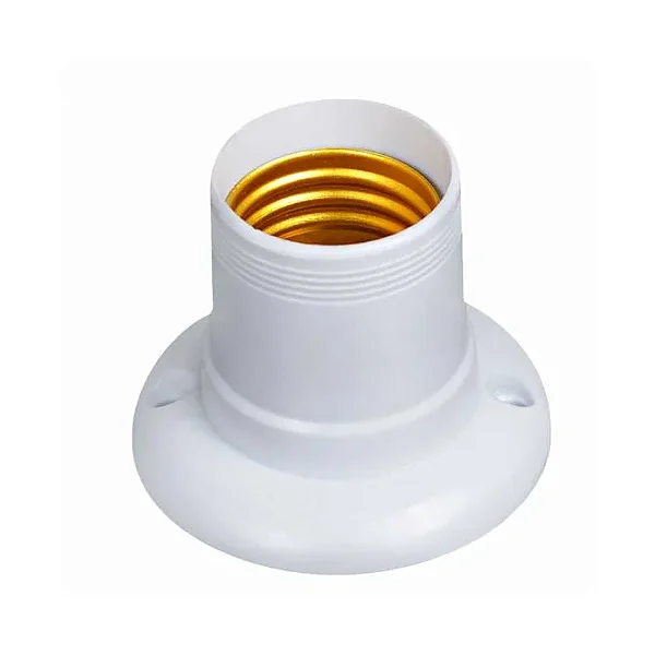 Soquete Bocal Fixo PVC E27 Branco