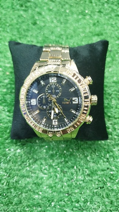 Relógios Cronógrafos Com Caixa E Pulseira Douradas REL-DOU