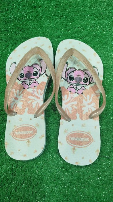 Chinelo Havaianas Feminino Com Estampa Do Stitch CH-STITCH