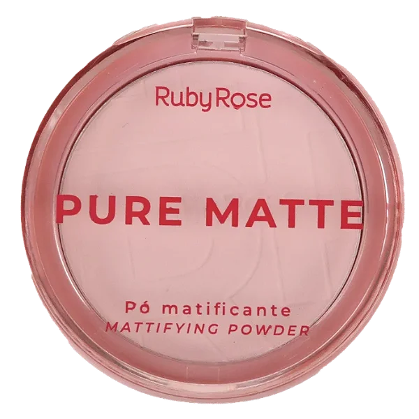 Po Compacto Matificante Pure Matte Rubyrose HBM402 / HBM401G1 / HBM401G2