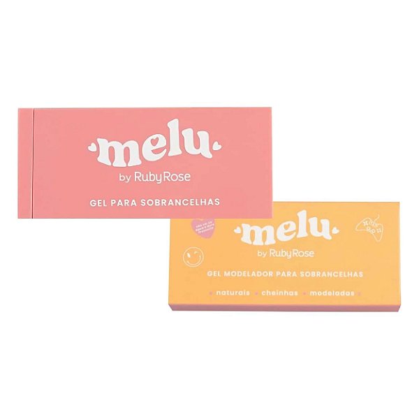 Gel Modelador para Sobrancelha com Pincel Melu by Ruby Rose HB-F518