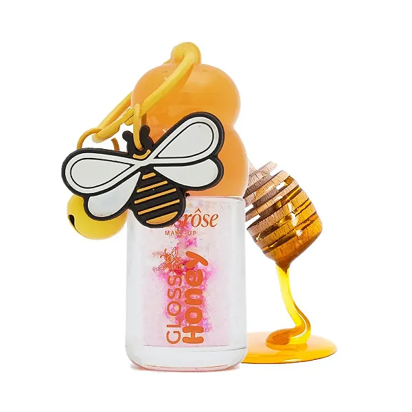 Gloss Honey 4ml com Chaveiro Miss Rôse BX7701