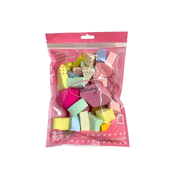 Kit De Esponjas Com 25 Unidades - Bilansy BEP404