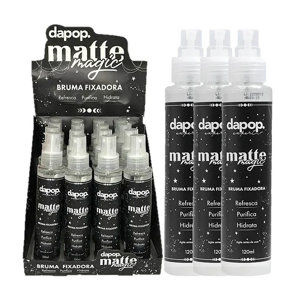 Bruma Matte Fixadora Refresca Purifica e Hidrata Dapop DP2193 / DP2349