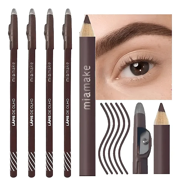 Lápis Para Olhos Marrom MiaMake  284