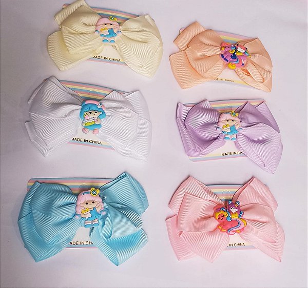 Presilhas De Cabelo Com Laço  Duplo Infanti  14-NN-8