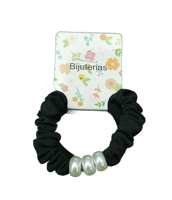 Rabico Trio Xuxinhas Preta Com Perola 122078