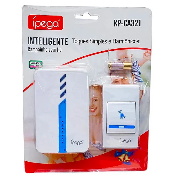 Campainha Inteligente Sem Fio Ipega KP-CA321