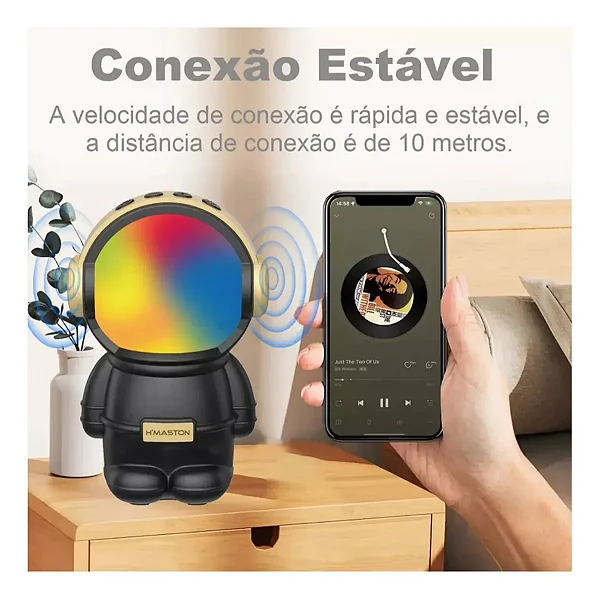 Caixa De Som Bluetooth 6w - Astronauta AM52