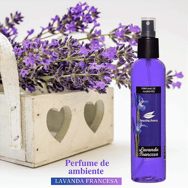 Perfume De Ambientes Amazônia Aromas 200ml - Lavanda Francesa 912