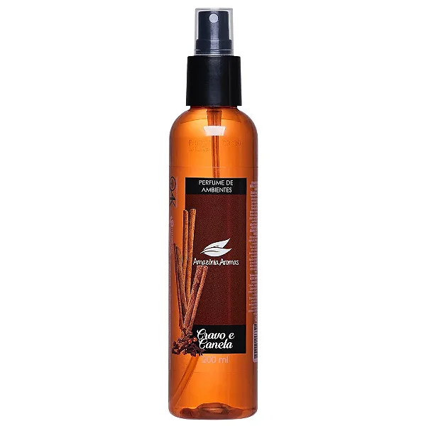 Perfume De Ambiente 200ml Amazonia Aromas Cravo e Canela