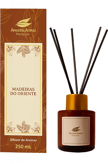 Difusor Premium Amazônia Aromas 250ml - Madeiras Do Oriente