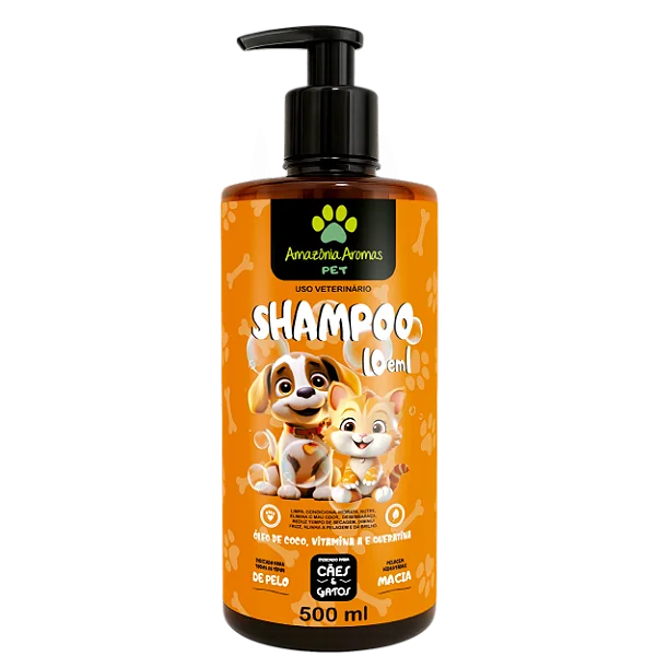 Shampoo  Pet Aamazonia Aromas 500ml 10 em 1 305