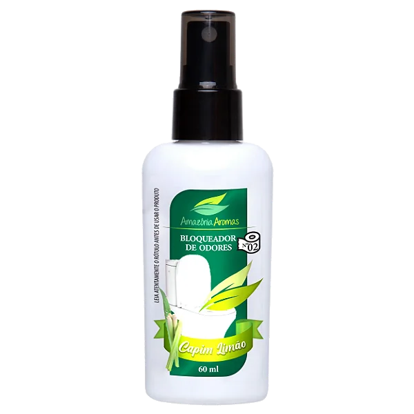 Bloqueador De Odores Sanitário Spray  60ml - Capim Limao  -954