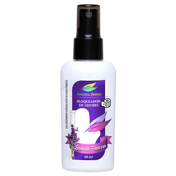 Bloqueador De Odores Sanitário Spray  60ml - Lavanda Francesa 956