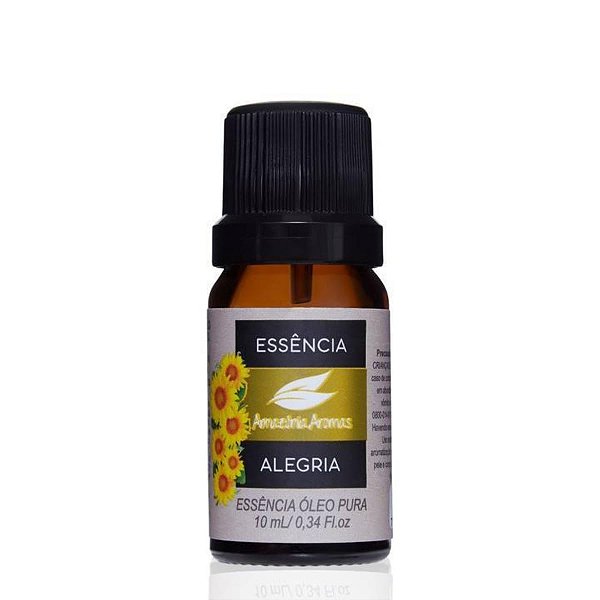 Essência Oleosa Amazônia Aromas 10ml - Alegria 321