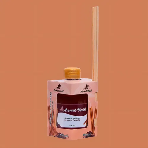 Difusor Aroma Brasil 250ml Cravo E Canela 987