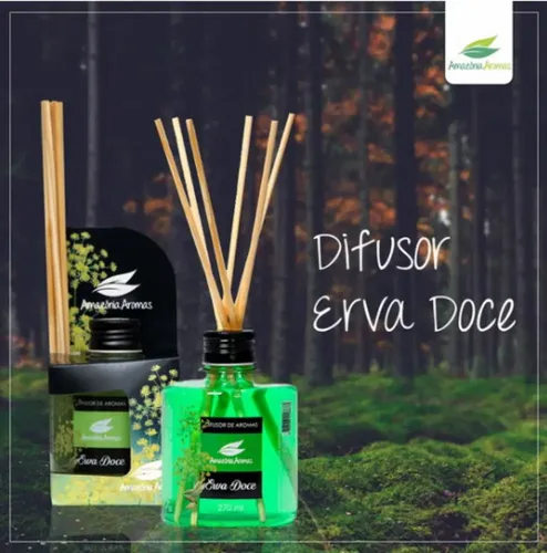 Difusor Amazônia Aromas 270ml Erva Doce 239