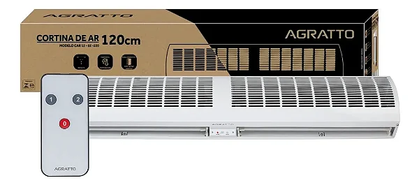 Cortina De Ar 120cm Com Controle Remoto Agratto Monofasico 2323