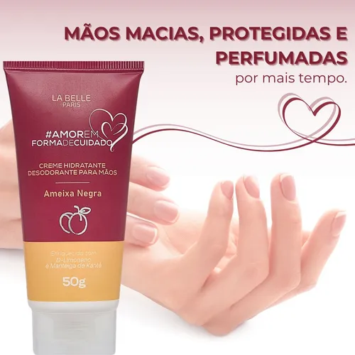 Creme Hidratante Desodorante Para Mãos La Belle 50G - Ameixa Negra