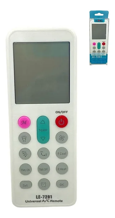 Controle Remoto Universal Ar Condicionado LE-7291 Lelong