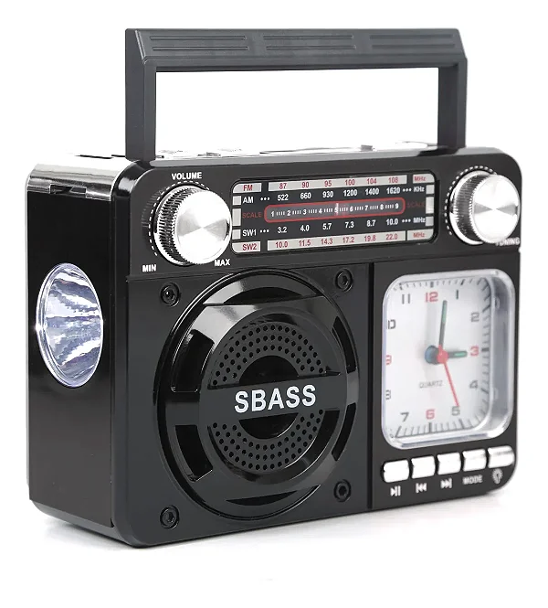 Rádio Com Relógio Kapbom KA-136