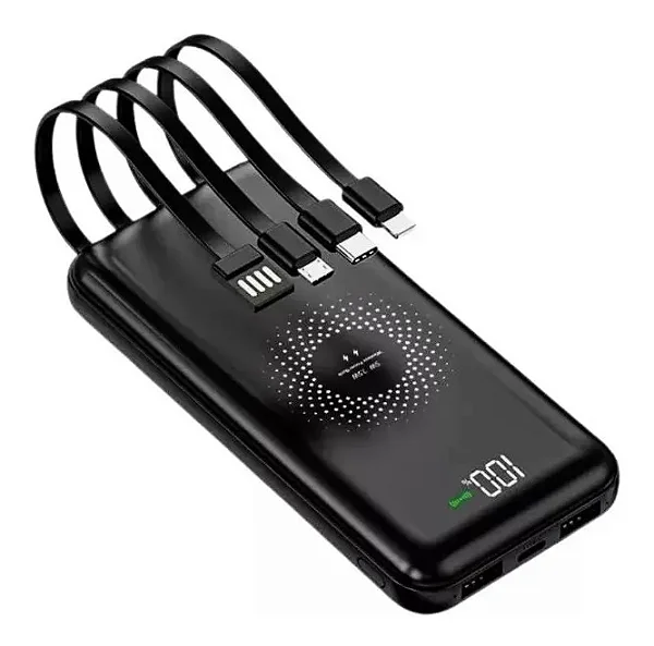 Carregador Portátil Power Bank 10.000mah Universal Celular AGold BTE-17