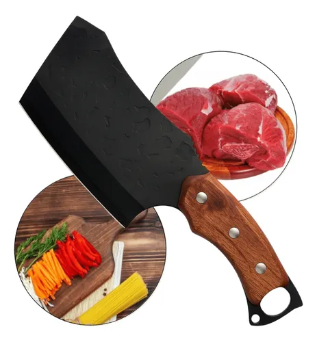 Faca Cutelo20cm C/bainha Luatek SLK-LAF148AB