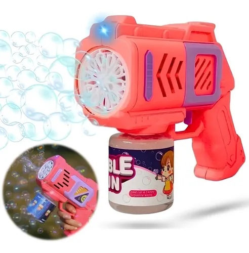 Pistola Lança Bolha Bubble Gun A1-7