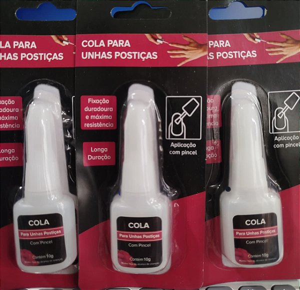 Cola Pincel Para Unha Postiças 10g JS527
