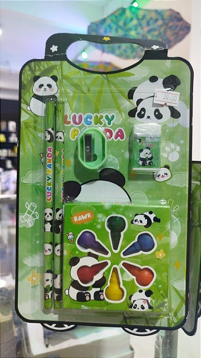 Conjunto De Canetas Infantil Com Borracha Apontador E Lápis YC-8012