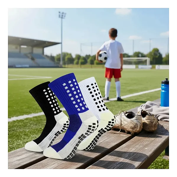 Meião Infantil Futebol Antiderrapante Socks Sport Disinoni 232323