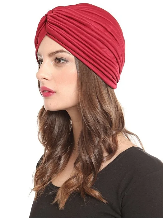 Turbante Indiano Gorro Touca Boina Turbantinho Várias Cores 2506