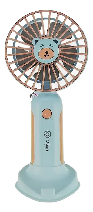 Mini Ventilador Compactável Recarregavel Com Suporte LUA437-061