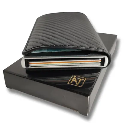 Carteira De Couro Moderna Porta Cartões 20259