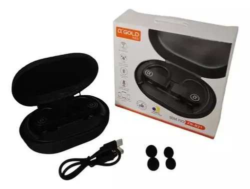 Fone De Ouvido Bluetooth Esporte A'Gold FN-B21B