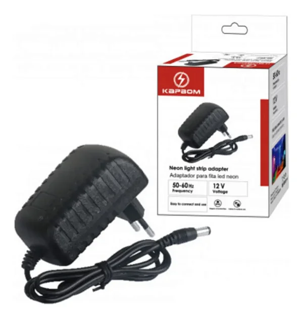 Fonte De Alimentação Para Fita Led 12v/3a Kapbom KAP-1180