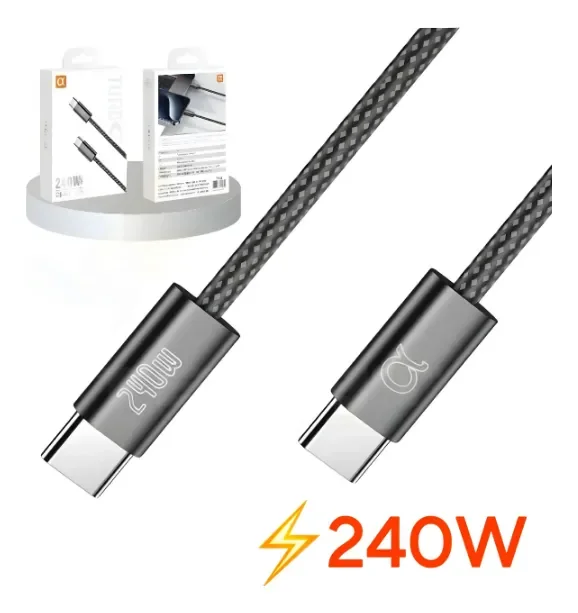 Cabo Tipo C USB-C 240W 48V 5A Turbo  CB-53