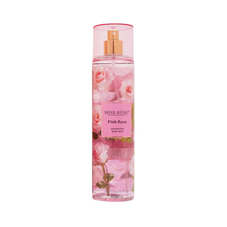 Body Splash Mist Feminino Pink Rose 250ml - Miss Rôse